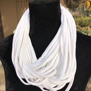 Multi strands noodle infinity scarf